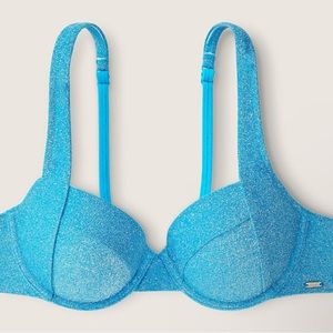 SHIMMER PUSH-UP BIKINI TOP| Victoria secret~ size small DD~